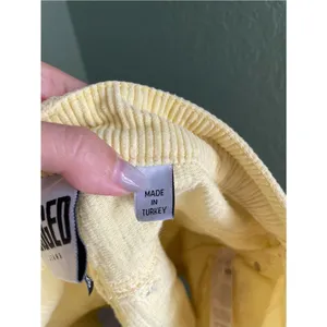 The Ragged Priest Dub Corduroy Shorts Size 26 Light Butter Yellow thumbnail 5