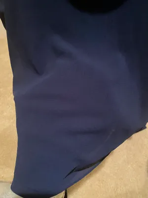 Lulus Navy Deep V Formal Dress thumbnail 3