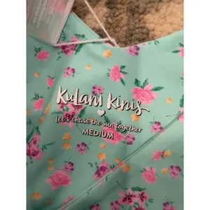 Kulani Kini's Mint Macaron Bikini Size M Bottom Sz L Top NEW $180 MSRP thumbnail 9