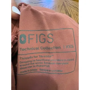 FIGS HW Zamora Jogger Scrub Pants Womens XXS Mauve Pink High Waisted 1000207 thumbnail 7