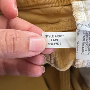 J. Crew Factory Women's Yellow High-Rise‎ Skinny Corduroy Pants Sz 29 28" Inseam thumbnail 5