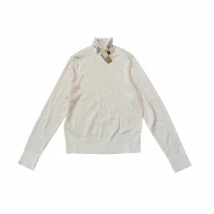 J. Crew Metallic merino wool ruffleneck sweater NEW thumbnail 2