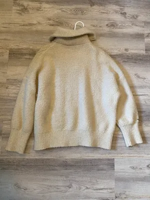 Target A New Day Beige Grandma Sweater thumbnail 2