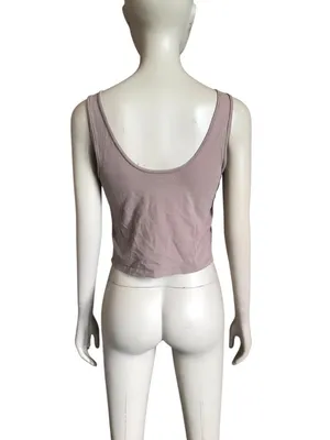 Abercrombie & Fitch Brown Crop Top thumbnail 4