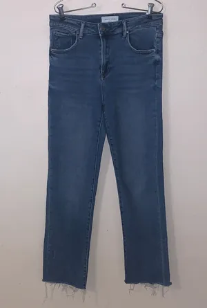 Risen Jeans Relaxed High Waist Stretch Jeans 7/28 thumbnail 1