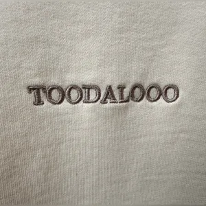 THREAD VISION Toodalooo Sweatshirt 100% organic cotton size XXL cream thumbnail 3