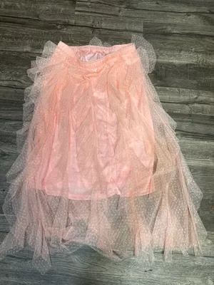 Live 4 Truth Blush Pink Layered Tulle Midi Skirt thumbnail 2