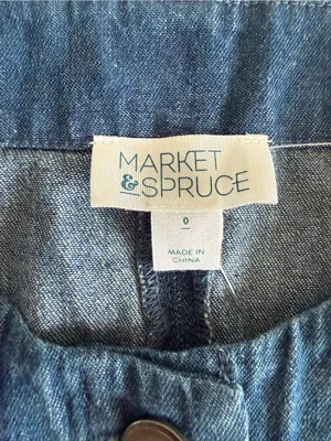Market & Spruce Yaz Denim Vest Blue Size 0 NWT STITCH FIX thumbnail 6