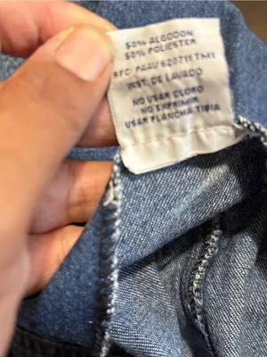 D’Roci Maternity Denim Overalls with Embroidered Bear Patch Pocket size Medium thumbnail 10