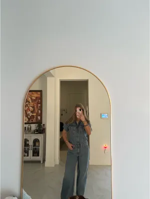 Abercrombie and Fitch Denim Romper thumbnail 5