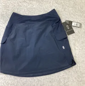 Free Country Explore Hybrid Skort Charcoal Athletic Cargo Pockets S New thumbnail 1
