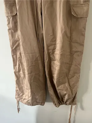 NWT Wild Fable Tan Khaki Cargo Utility Pants Medium Hiking Outdoors Gorpcore thumbnail 4