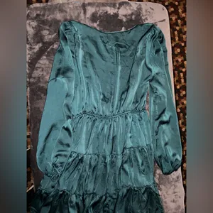 Princess Polly Randi Mini Dress in Teal Size 6 thumbnail 11