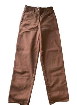 Wilfred Free wide leg baggy pants brown women's size 0 thumbnail 1