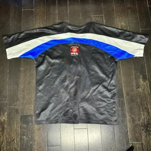 Champion Vintage Y2K Underdawg Sports Gear New York World All American USA Baseball Jersey Sz Medium thumbnail 7