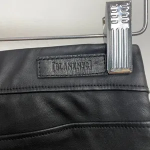 BLANK NYC Black Faux Leather Biker Chino Shorts Size 26‎ thumbnail 5