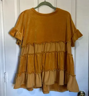 Perfect Peach Boutique Tunic Orange Size L thumbnail 1