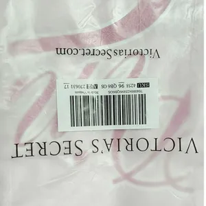 VS Victoria's Secret PINK Canvas Tote Bag Pink Gossip & White NEW thumbnail 6