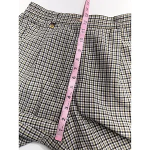 Lyle & Scott Plaid Pleated Shorts‎ Cuffed Golf Tennis Old Money Scotland Pockets thumbnail 10