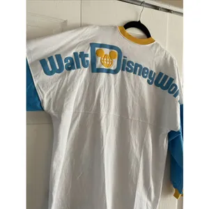 Disney World Vault Spirit Jersey Womens Size S White Castle 50th Cotton Top thumbnail 6