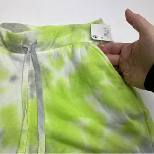 Intimately Free People Womens Size XS Lime Green Grey‎ Gray Tie Dye Shorts NEW thumbnail 9