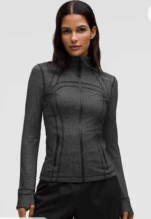 Lululemon Define Women's Jacket Herringbone‎ Size: 6 thumbnail 1