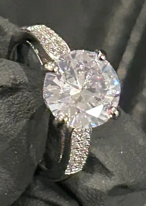 Elegant Silver Women's Ring thumbnail 1