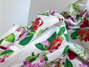 NWT Taylor Tiered Ruffle Pink Floral Midi Dress Sweetheart Neckline Cottagecore thumbnail 9