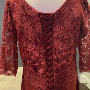 Women’s Long Chiffon Half Sleeve Mother of the Bride Prom Party Dress 14-16 NWOT thumbnail 6