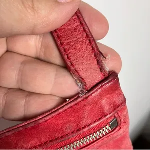 HOBO red‎ leather crossbody bag small size thumbnail 5