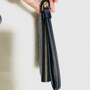 NWOT Coach canvas wristlet wallet blue thumbnail 2
