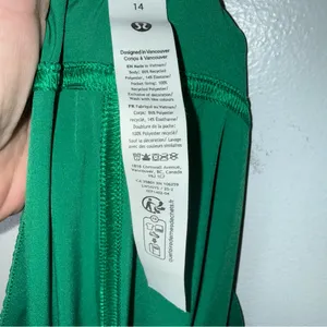 Lululemon Court Rival Wide-Leg Track Pant Regular Green 14 EUC‎ thumbnail 8