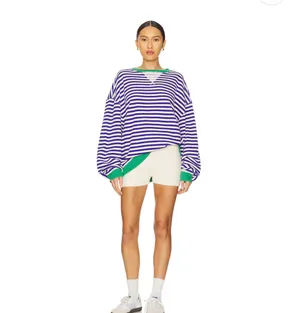 Free People Striped Sweater thumbnail 4