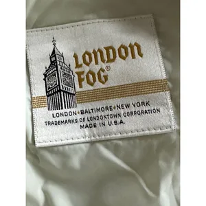 London Fog Trench Coat Women 10P Ivory Vintage Classic Minimalist Chic Academia thumbnail 12