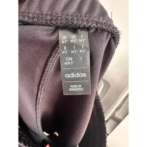 Adidas Pacer Knit High Training Shorts Black Womens M 5 Inch Activewear NWT thumbnail 5