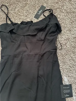 Lulus Maxi Dress Black thumbnail 3