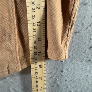 205 | Aerie Ribbed Corset Seam Crop Tank Top Tan Women XL Boho Summer Y2K thumbnail 4