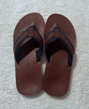 Tommy Hilfiger Leather Sandals Brown Men 11 thumbnail 1