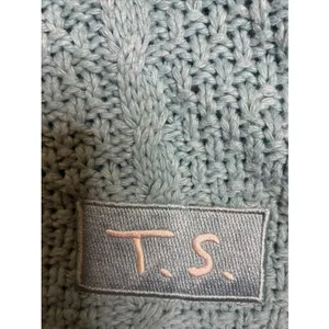 Taylor Swift Women’s 1989 Cardigan Light Blue Knit Sweater Embroidered M/L thumbnail 3