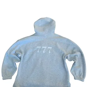 ​Princess Polly 777 Angel‎ Number Grey Oversized Hoodie Fleece Pullover Jumper thumbnail 2