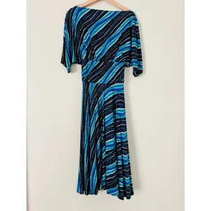 Anthropologie‎ Wintertide Drapey Women's Dress Summer A-Line Medium Plenty thumbnail 5