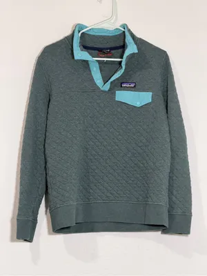 Patagonia Women's Organic Cotton Quilt Snap-T® Pullover size Small thumbnail 1