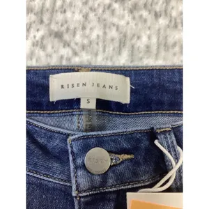 Risen Jeans Womens Medium Wash Cuffed Mid Rise Denim Shorts RDS6459 Size S thumbnail 6