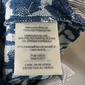 Alice & Olivia Denim Leopard Shorts Size 12 thumbnail 3