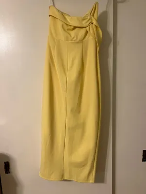 Yellow Lulus Midi Dress thumbnail 2