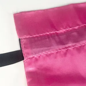 Sephora A Change of Face Drawstring Satin MakeUp Delicates Travel Bag Pink New thumbnail 2