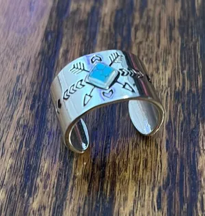 western ring Silver thumbnail 1