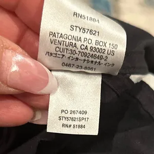 Patagonia Black White Gym Athleisure Activewear Shorts L thumbnail 7