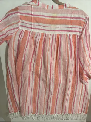 NWT roller rabbit xs Hampton tunic pink white thumbnail 8