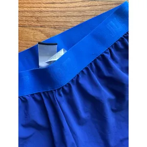 Nike Dri-FIT Blue Athletic Shorts Brief Lined Running Active Women’s L thumbnail 4